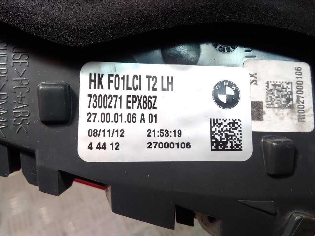 Б/У Фонарь крышки багажника левый. Состояние - Хорошее, BMW, Номер: 63217300271