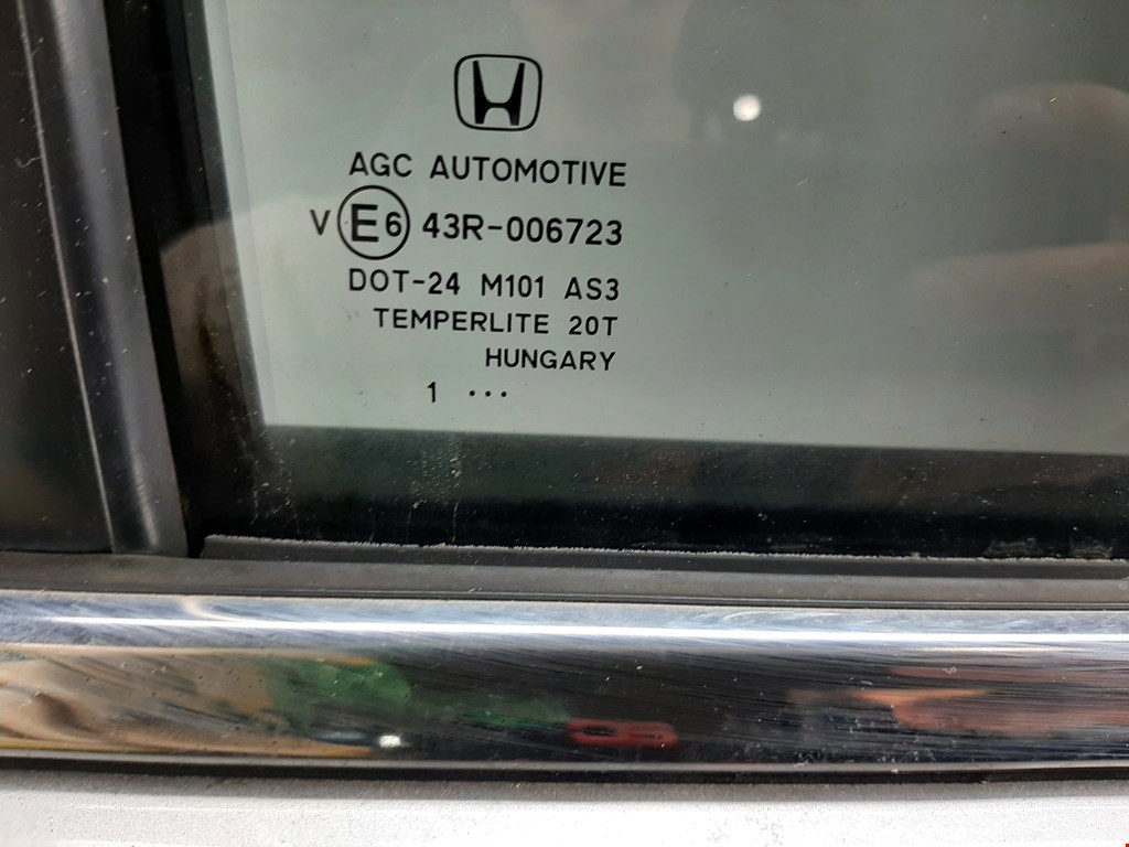 Б/У Дверь задняя правая. Состояние - Хорошее, HONDA, Номер: 67510SWAA00