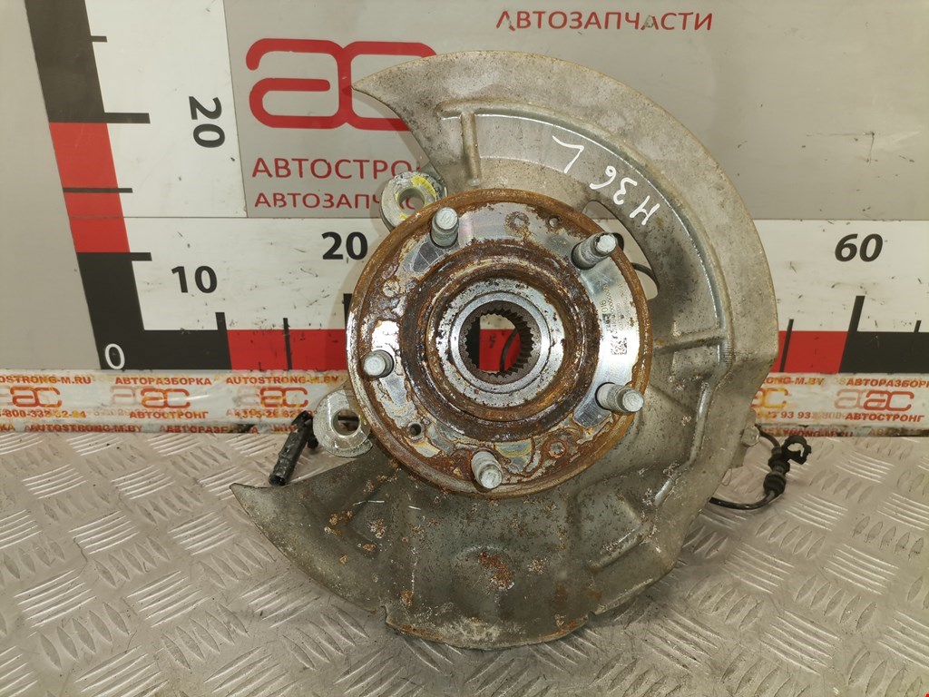 Б/У Ступица (кулак цапфа) передняя левая. Состояние - Хорошее, GENERAL MOTORS, Номер: 23384197