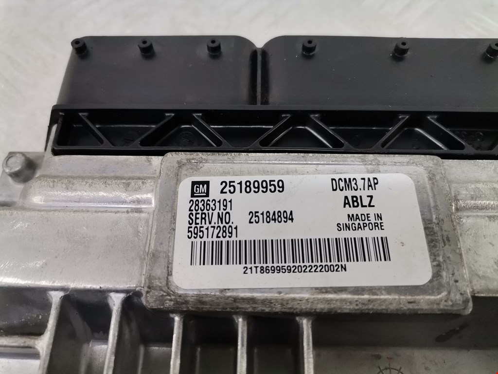 Б/У Блок управления двигателем. Состояние - Хорошее, GENERAL MOTORS, Номер: 25189959