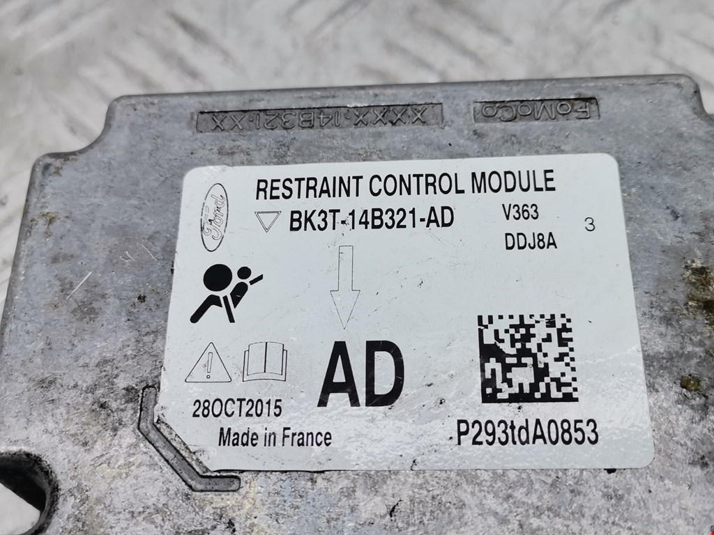 Б/У Блок управления Air Bag. Состояние - Хорошее, FORD, Номер: BK3T14B321AD