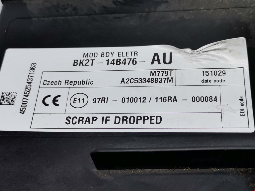 Б/У Блок комфорта. Состояние - Хорошее, FORD, Номер: BK2T14B476AU