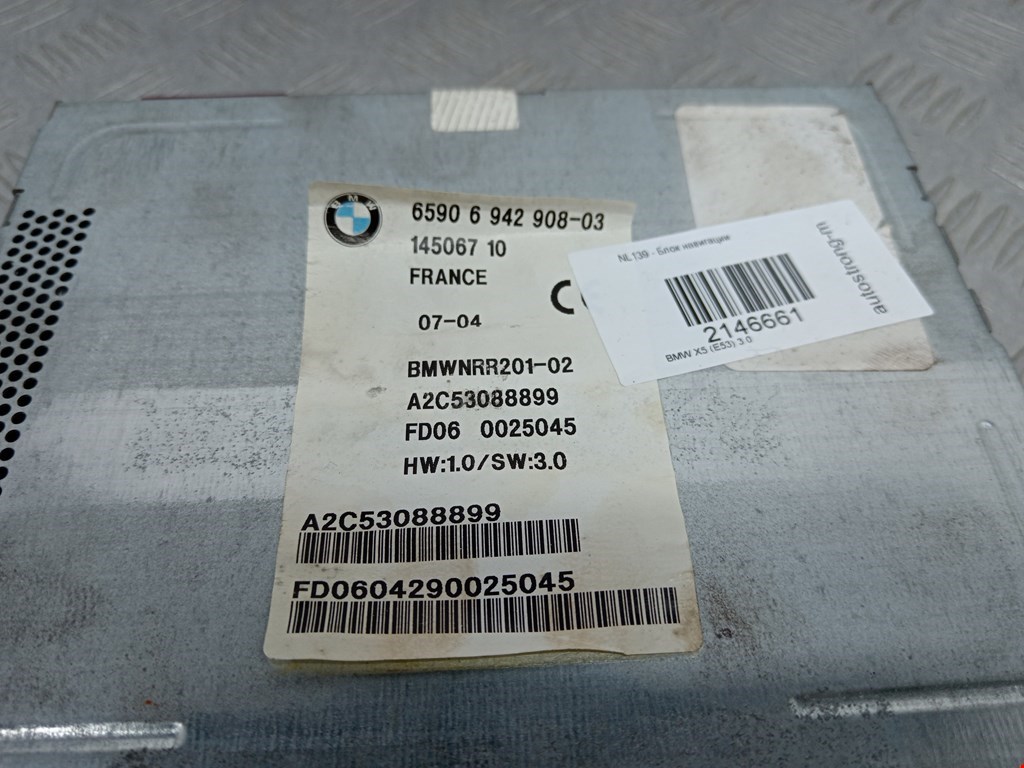 Б/У Блок навигации. Состояние - Хорошее, BMW, Номер: 65906942908