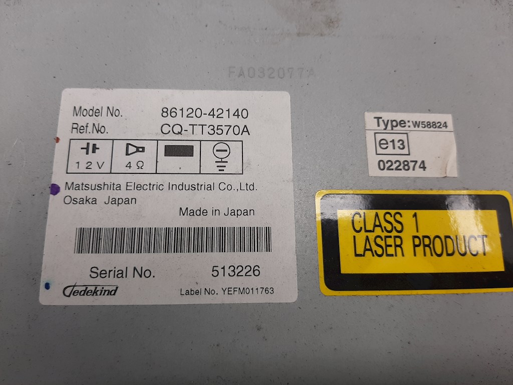 Магнитола TOYOTA RAV 4 XA30 2006-2012