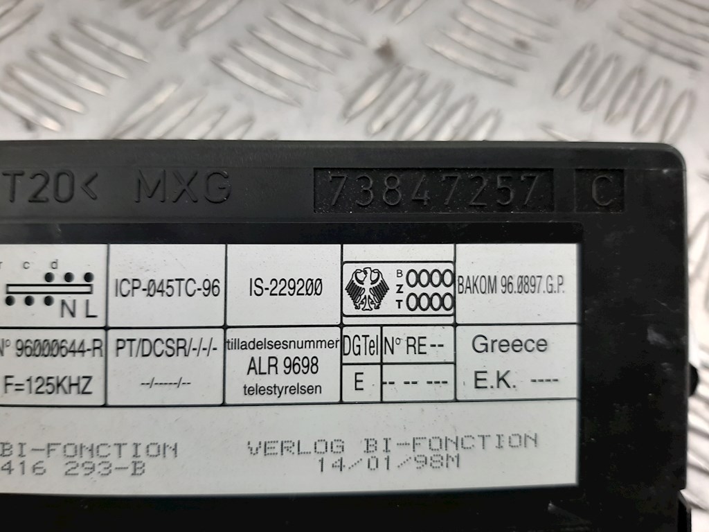 Блок комфорта RENAULT Laguna 1993-2000