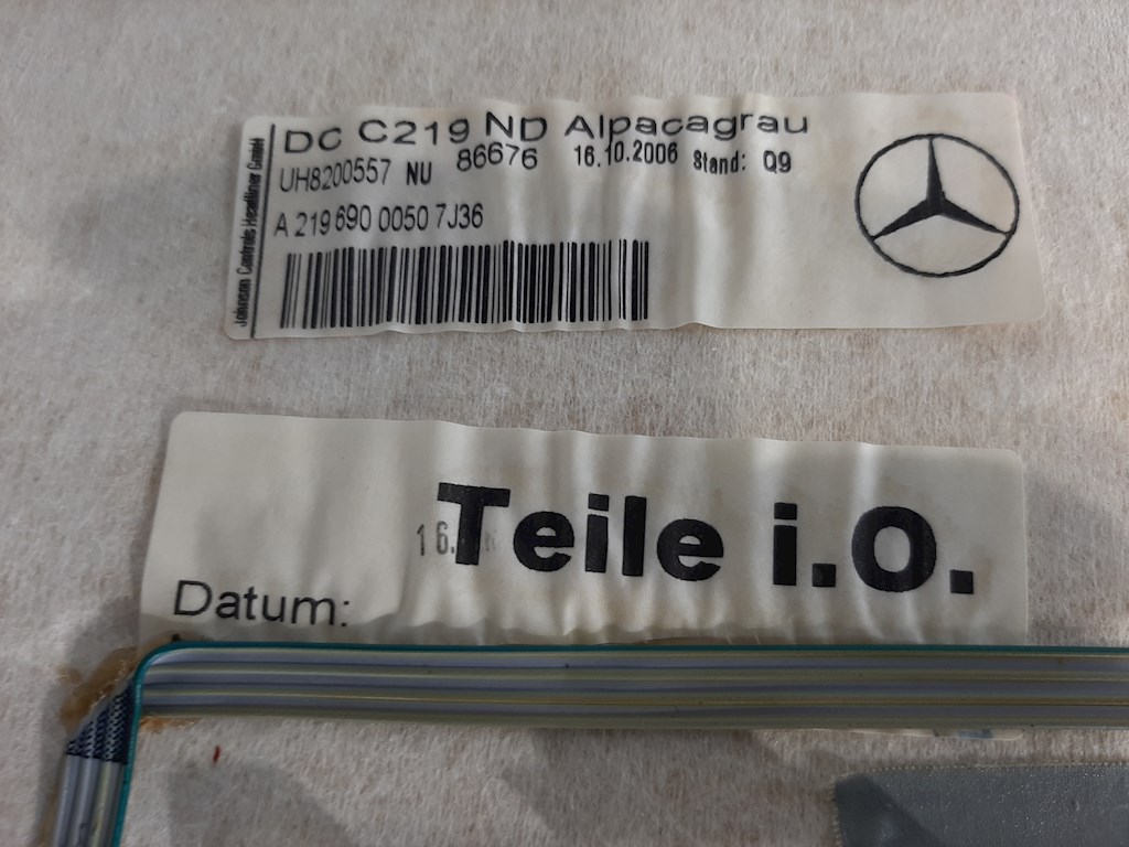 Обшивка потолка MERCEDES-BENZ CLS-Class C219 2004-2010