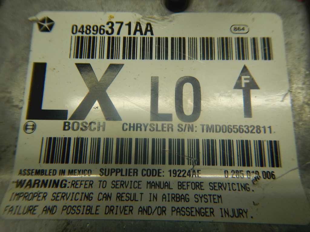 Блок управления AIR BAG CHRYSLER 300 C 2004-2010