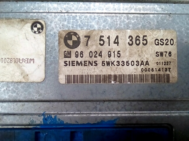 Блок управления АКПП BMW 5er 5 серия E39 1995-2004