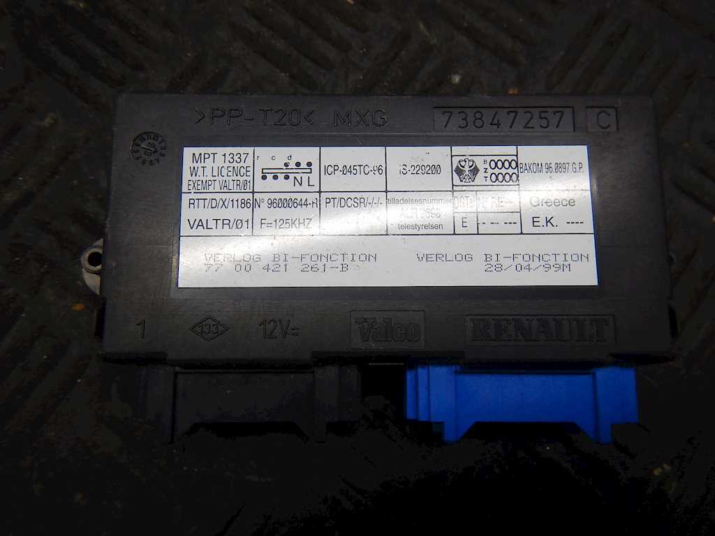 Блок комфорта RENAULT Laguna 1993-2000