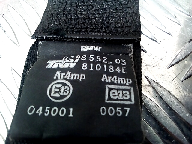 Ремень безопасности передний правый BMW Z3 E36 1996-2002