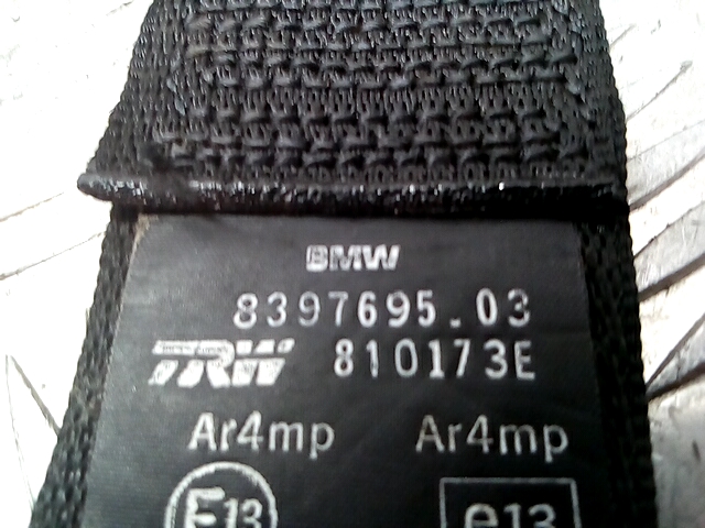 Ремень безопасности передний левый BMW Z3 E36 1996-2002