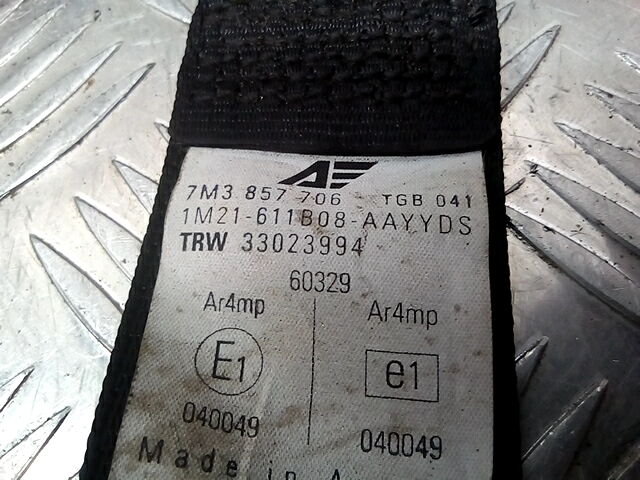 Ремень безопасности передний правый FORD Galaxy 1995-2005