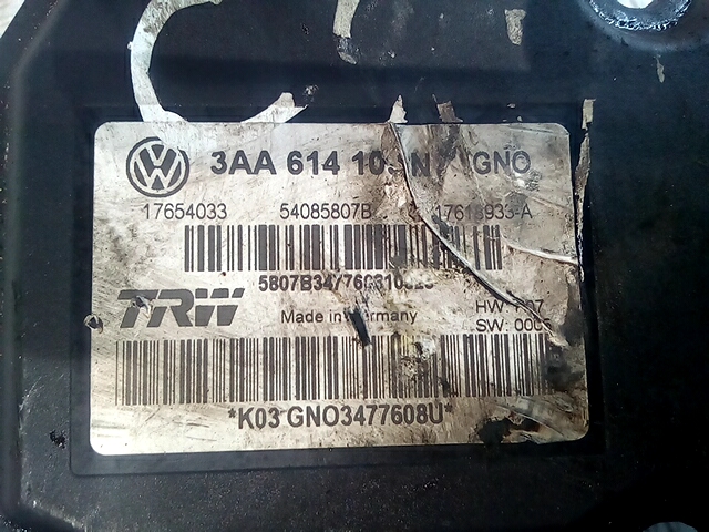 Блок ABS (насос) VOLKSWAGEN Passat B7 2011-2015