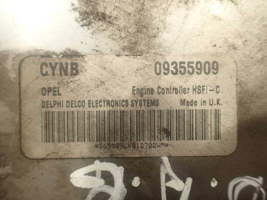 Блок управления двигателя (ЭБУ) OPEL Astra G 1998-2005