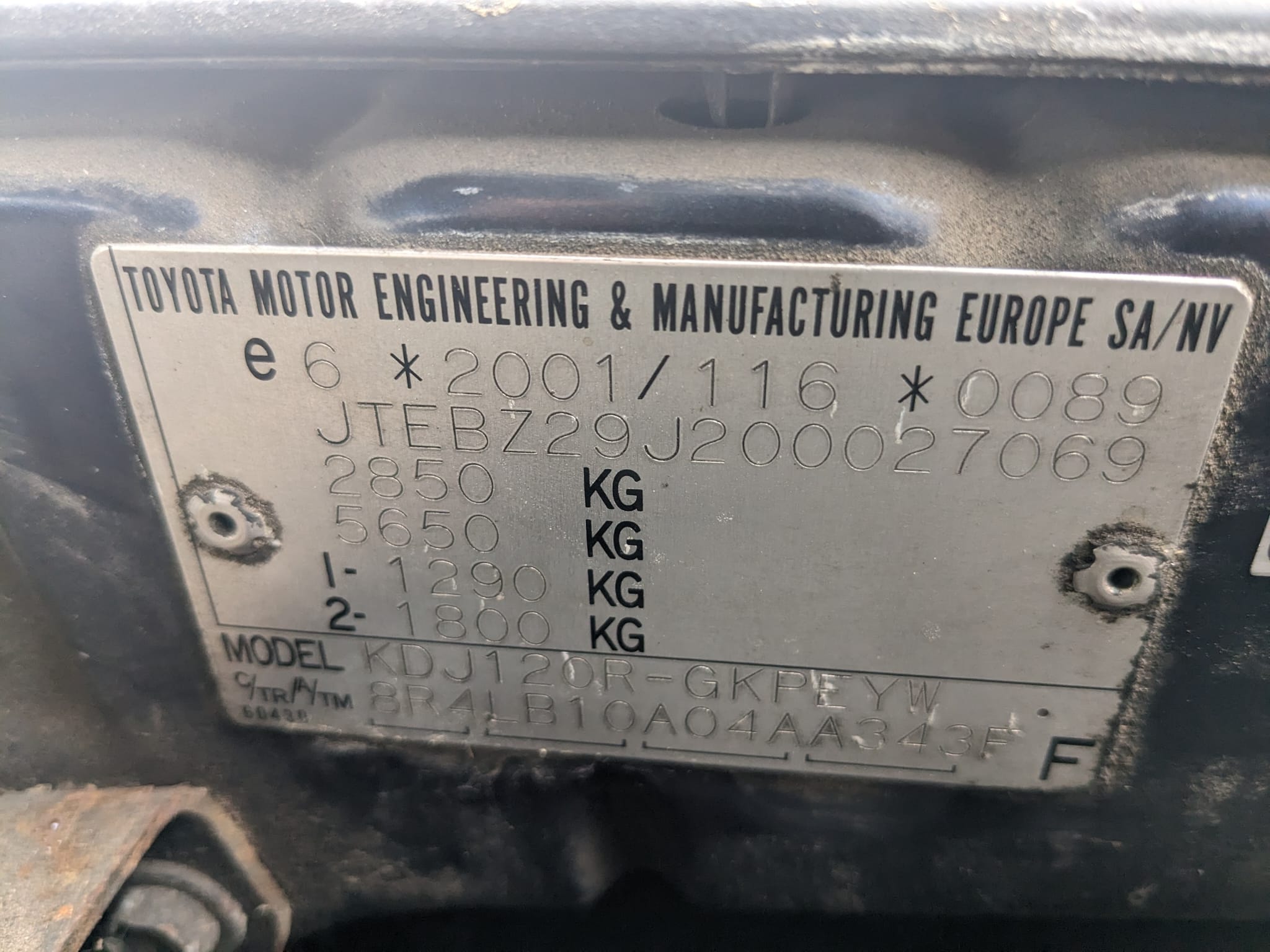 Авторазборка Toyota Land Cruiser Prado 3 (J120) W431 купить детали