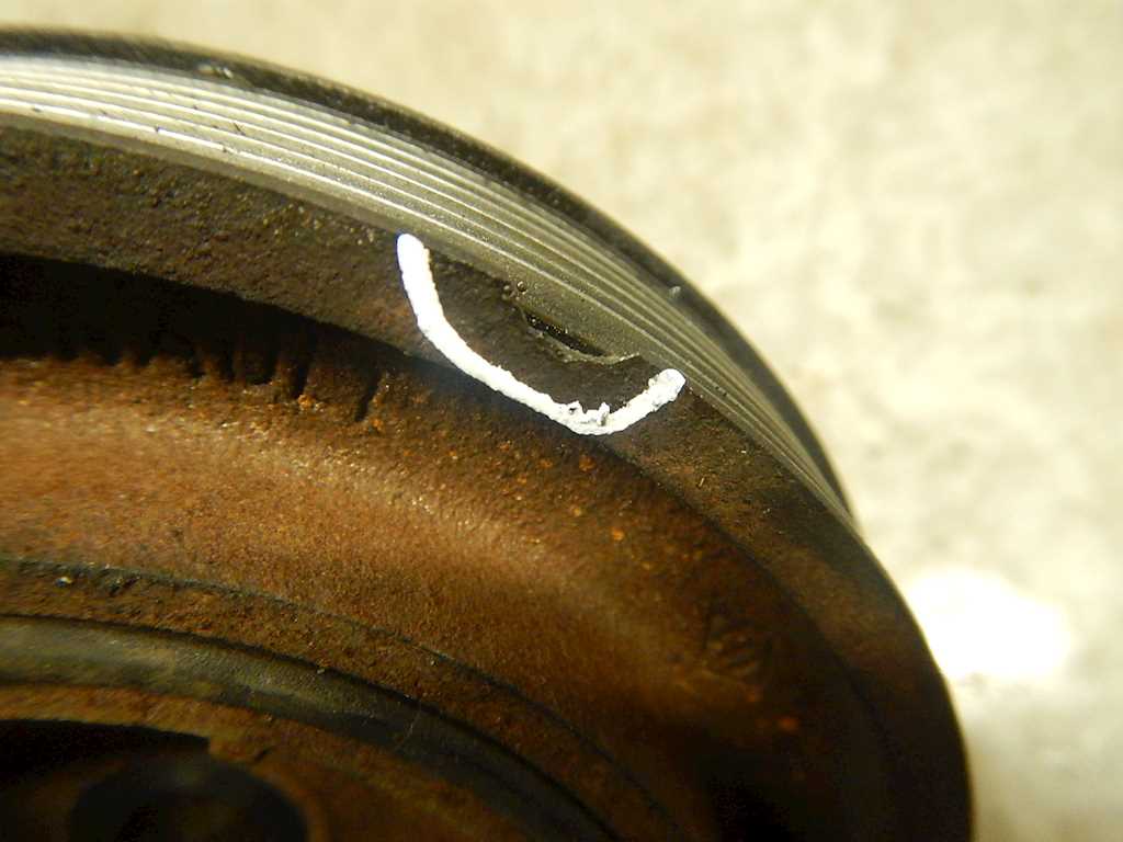 Шестерня коленвала (шкив) RENAULT Trafic II 2001-2014