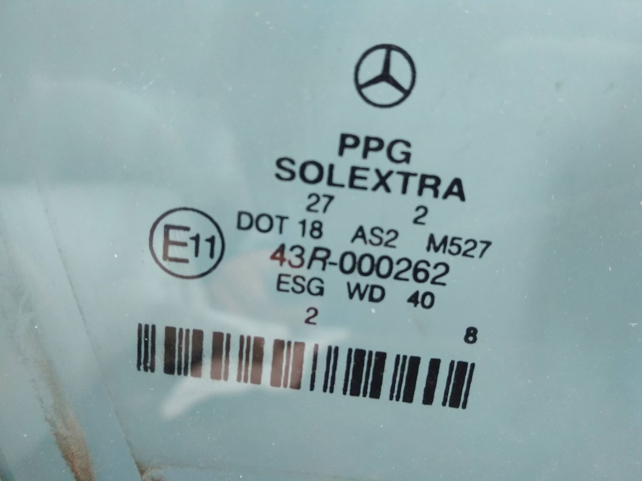 Стекло двери переднее правое MERCEDES-BENZ E-Class W211, S211 2002-2009