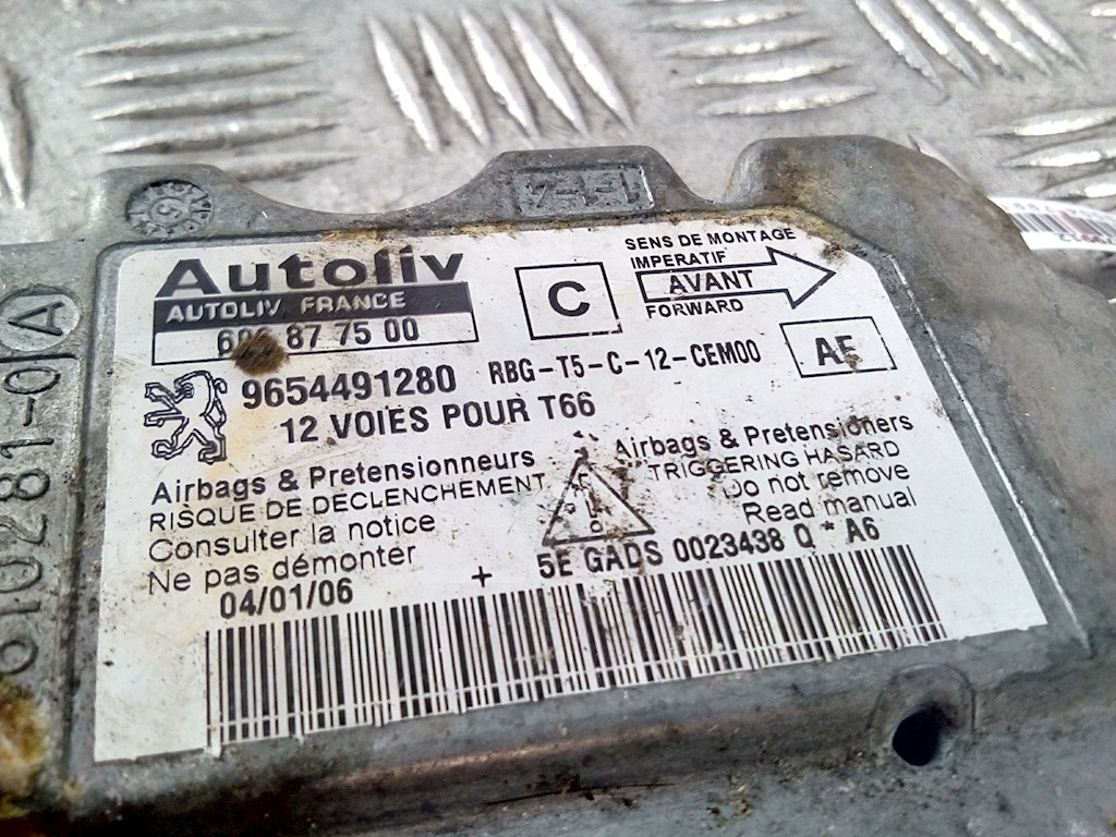 Блок управления AIR BAG PEUGEOT 307 2001-2008