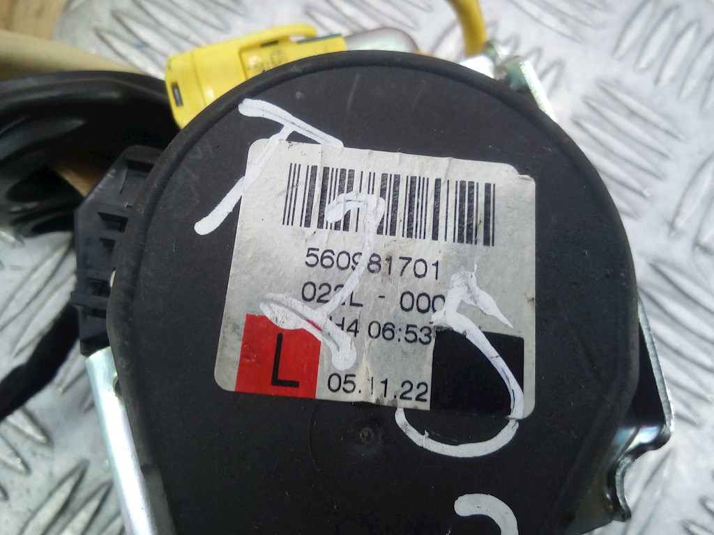 Ремень безопасности задний левый VOLKSWAGEN Touareg 2002-2010