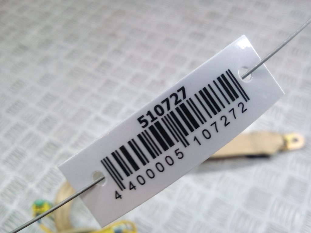 Ремень безопасности задний левый VOLKSWAGEN Touareg 2002-2010