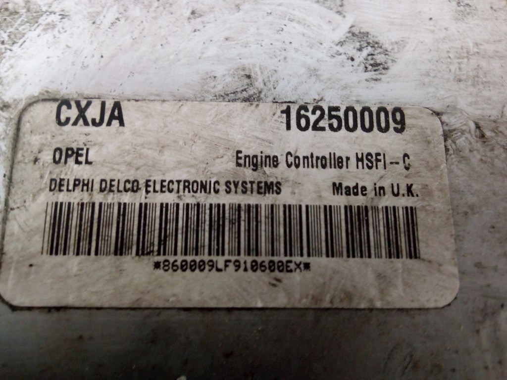 Блок управления двигателя (ЭБУ) OPEL Zafira A 1999-2005