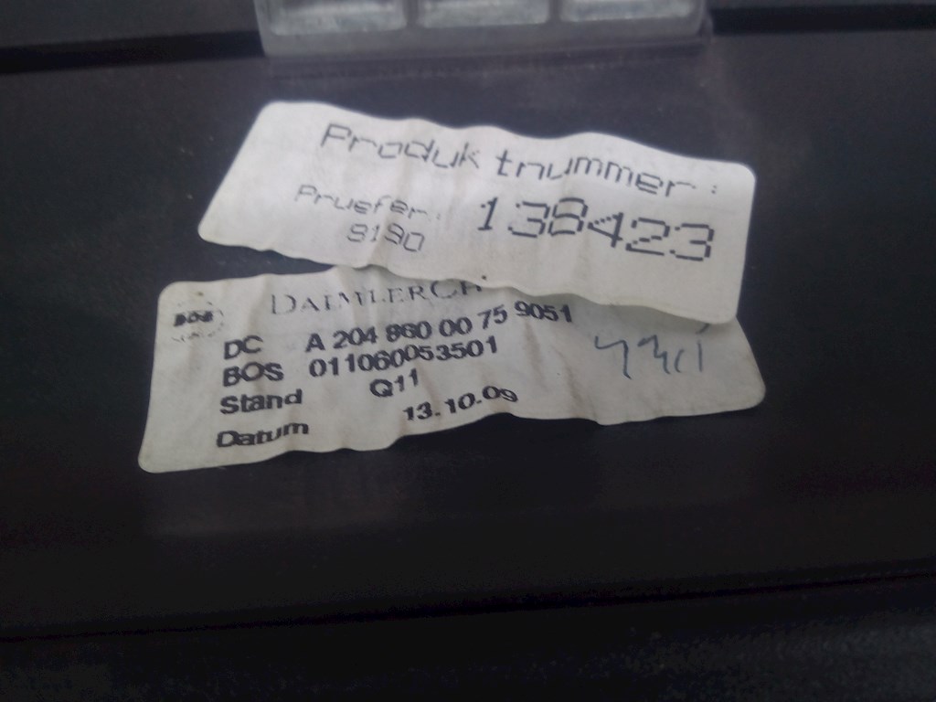 Шторка багажника (полка) MERCEDES-BENZ C-Class C-klasse W204 2007-2015