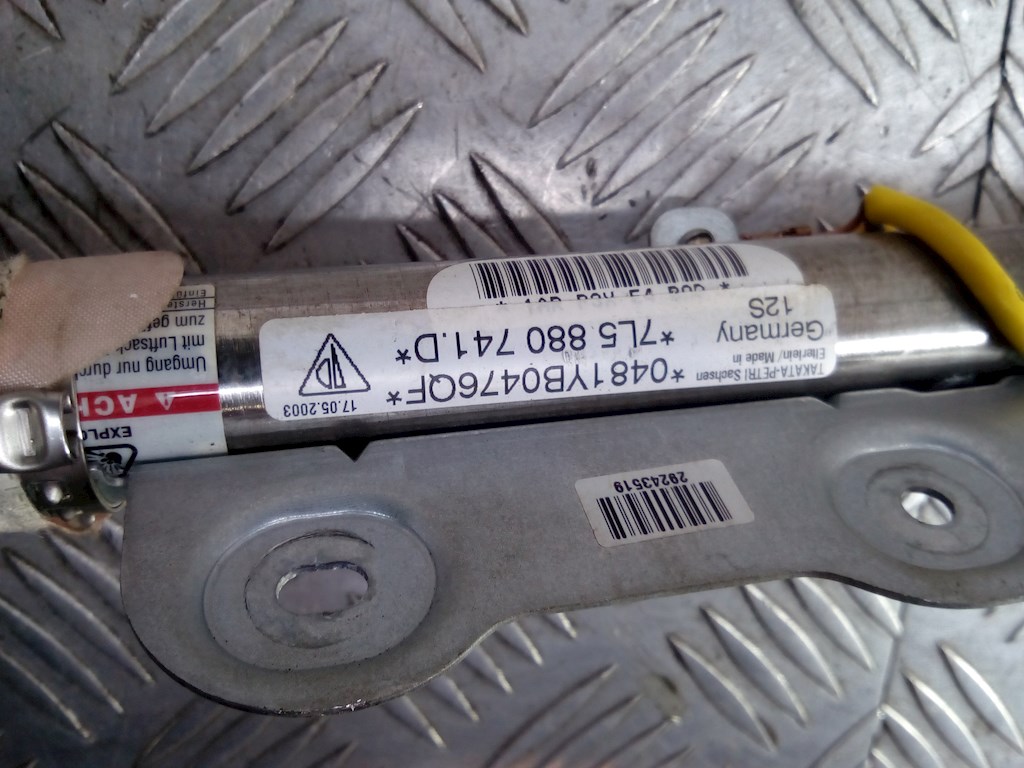 Подушка безопасности боковая (шторка) PORSCHE Cayenne 955/957 2002-2010