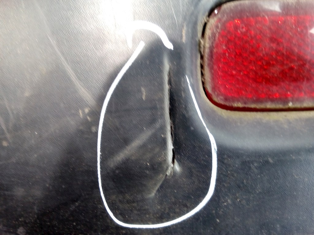 Бампер задний CITROEN Jumpy 2007-2016