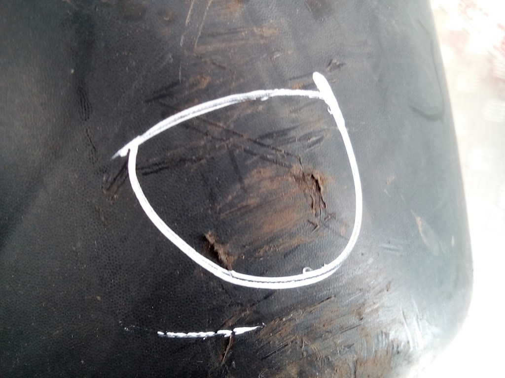 Бампер задний CITROEN Jumpy 2007-2016