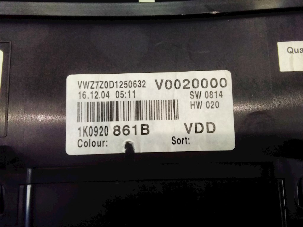 Панель приборов (щиток) VOLKSWAGEN Golf V Plus 2004-2009