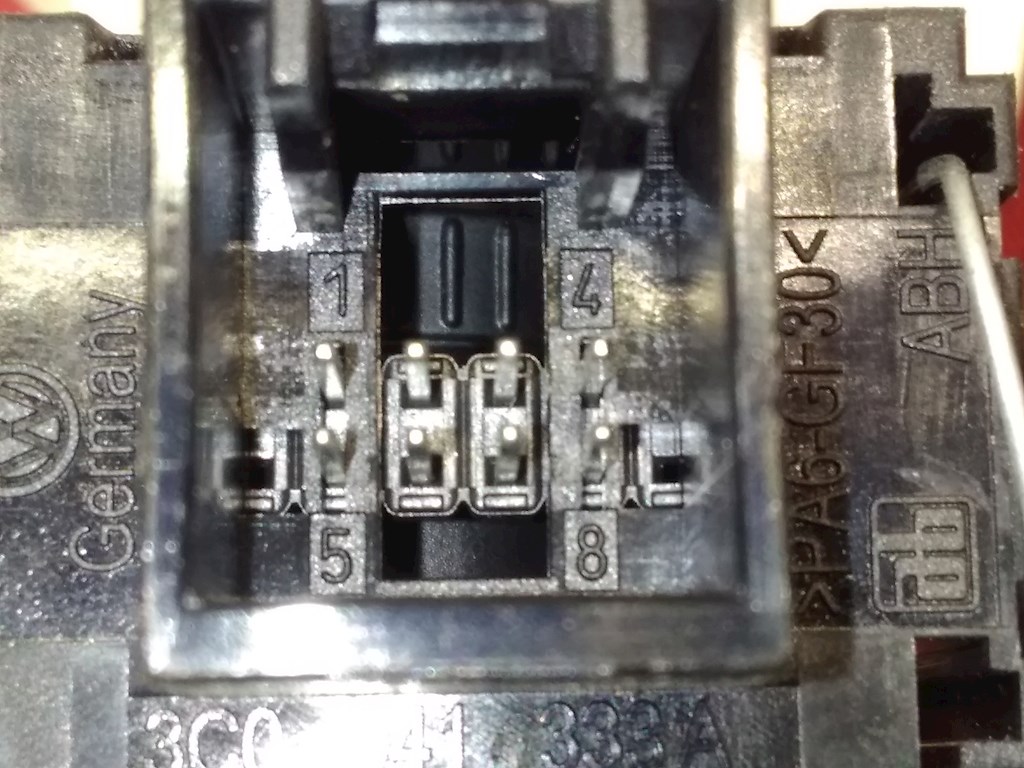 Кнопка корректора фар VOLKSWAGEN Passat B6 2005-2011