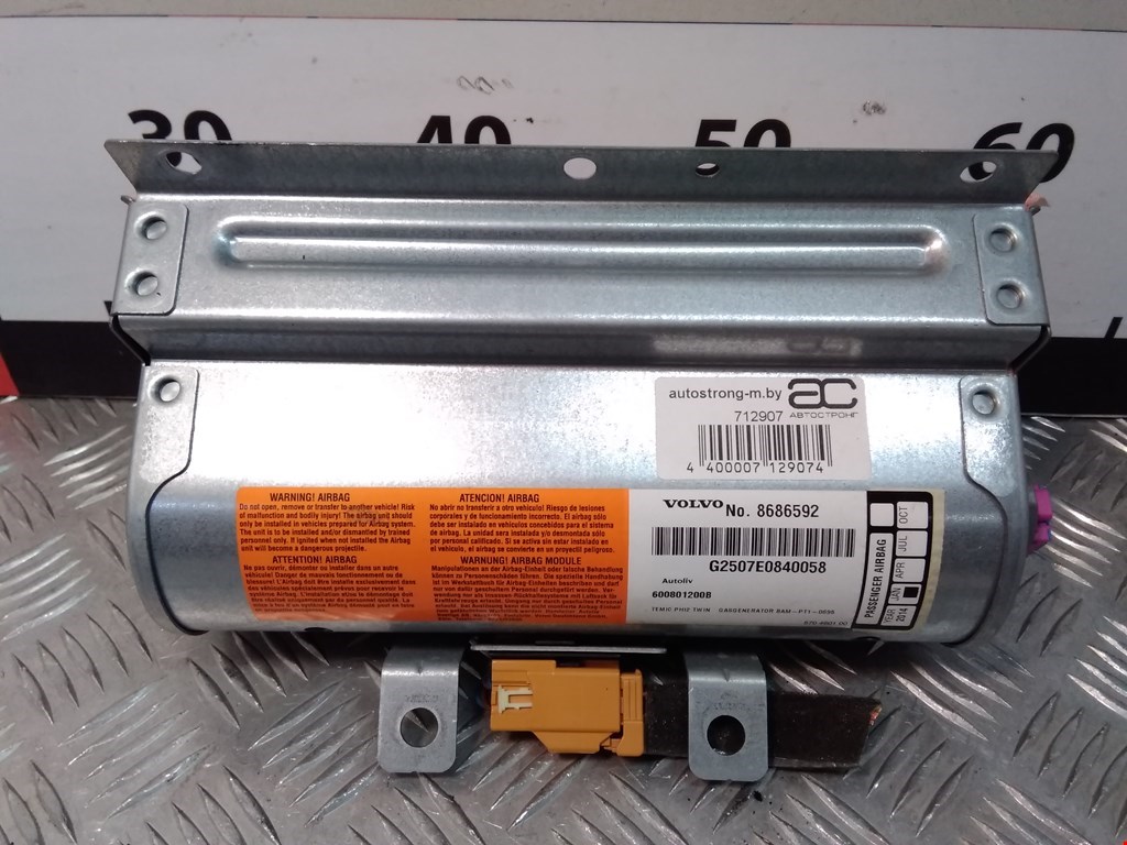 Подушка безопасности пассажирская (в торпедо) VOLVO XC90 2002-2014