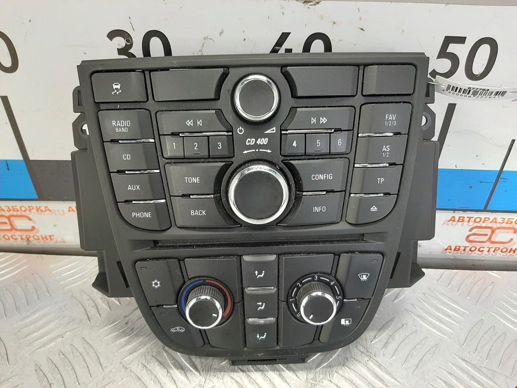 Блок управления климат-контроля Opel Astra J (2009-2018)