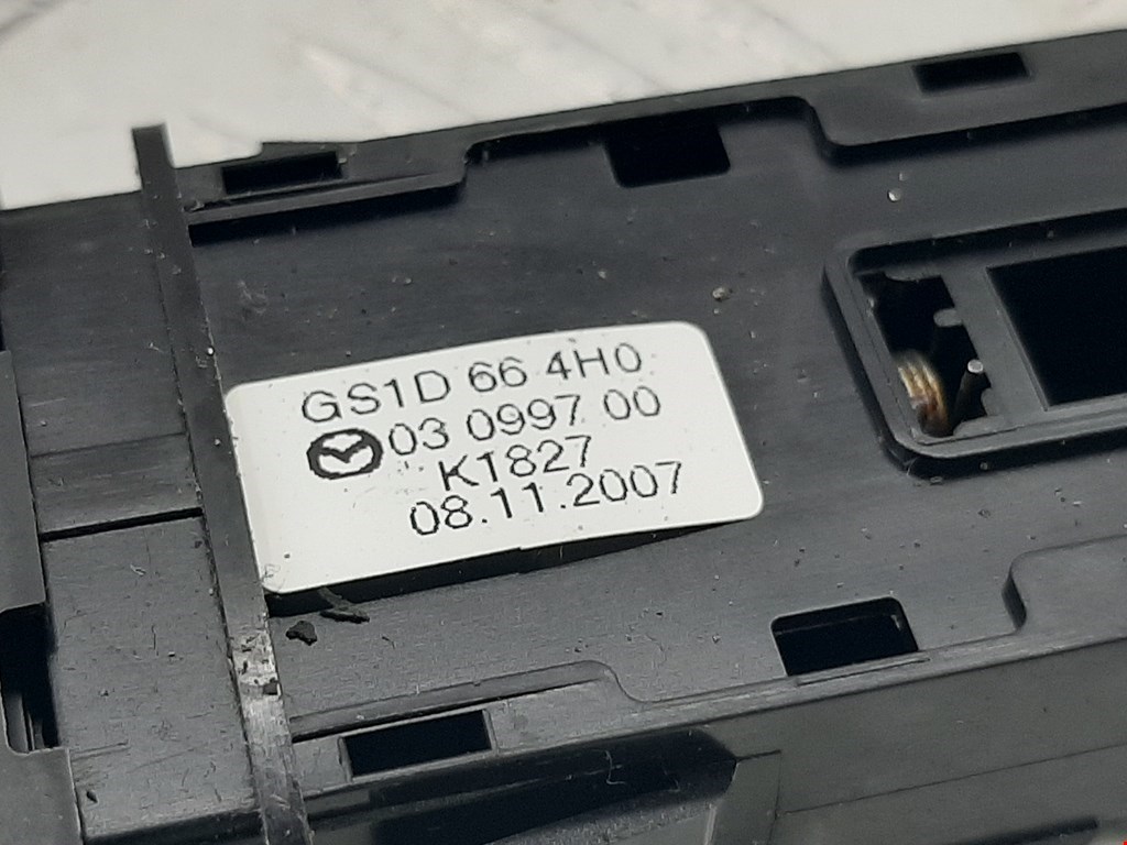 Кнопка аварийной сигнализации (аварийки) MAZDA Mazda 6 GH 2007-2012