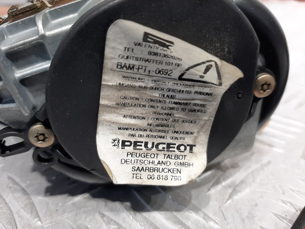 Ремень безопасности передний правый PEUGEOT 1007 2005-2009