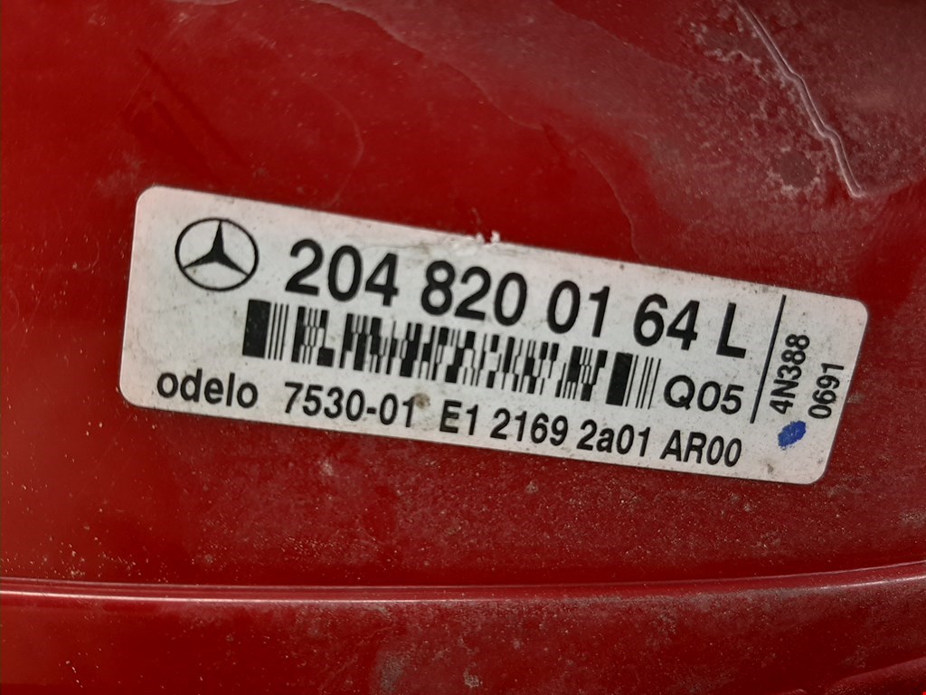 Фонарь задний левый MERCEDES-BENZ C-Class C-klasse W204 2007-2015