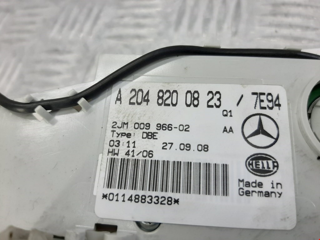 Плафон салонный (салона фонарь) MERCEDES-BENZ C-Class C-klasse W204 2007-2015