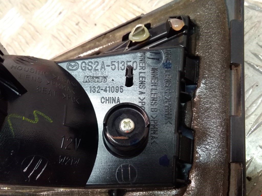 Фонарь задний внутренний левый MAZDA Mazda 6 GH 2007-2012