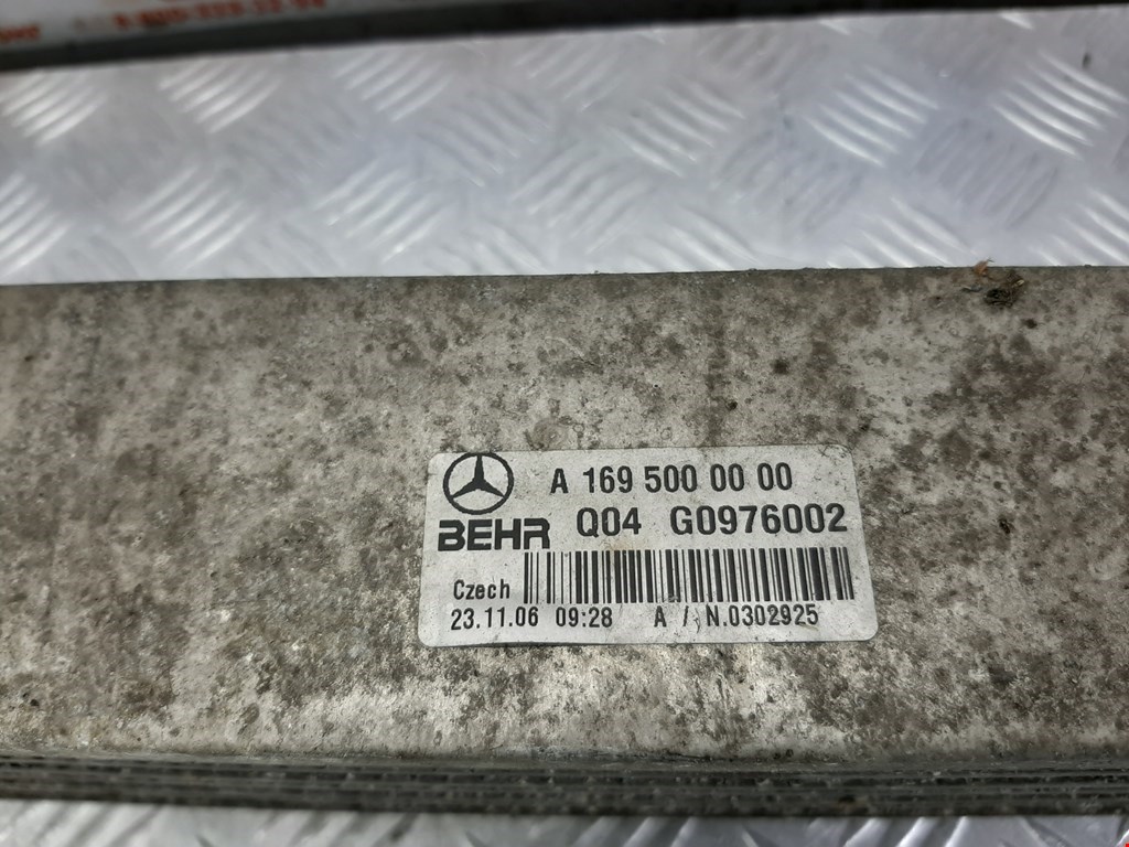 Интеркулер (радиатор интеркулера) MERCEDES-BENZ A-Class W169 2004-2012