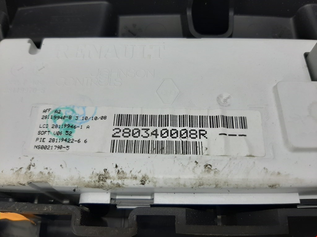 Дисплей информационный (компьютера) RENAULT Megane III 2009-2016