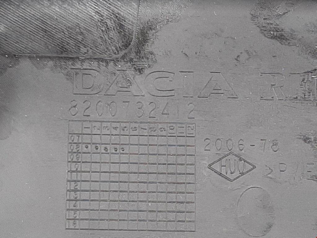 Обшивка крышки багажника RENAULT Sandero 2009-2014