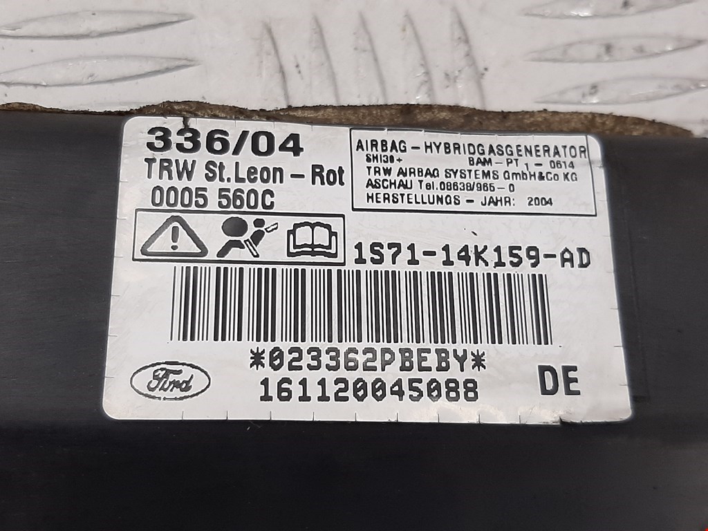 Подушка безопасности боковая (шторка) FORD Mondeo III 2000-2007