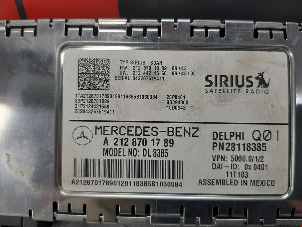 Блок комфорта MERCEDES-BENZ C-Class C-klasse W204 2007-2015