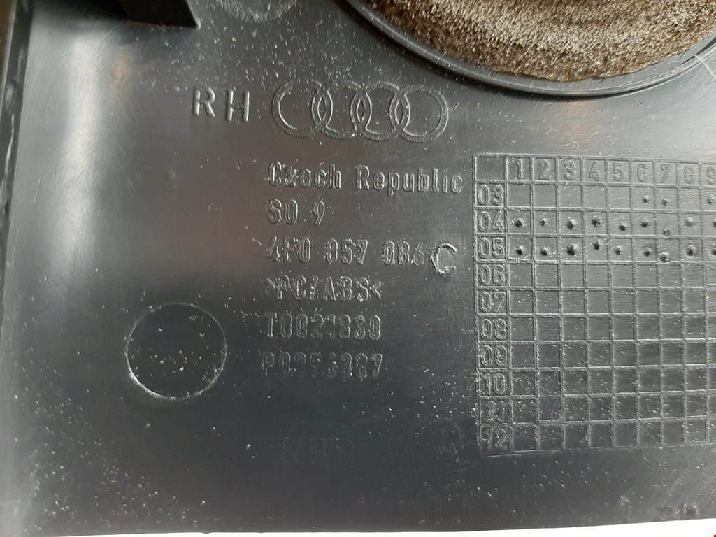 Накладка декоративная AUDI A6 C6 2004-2010