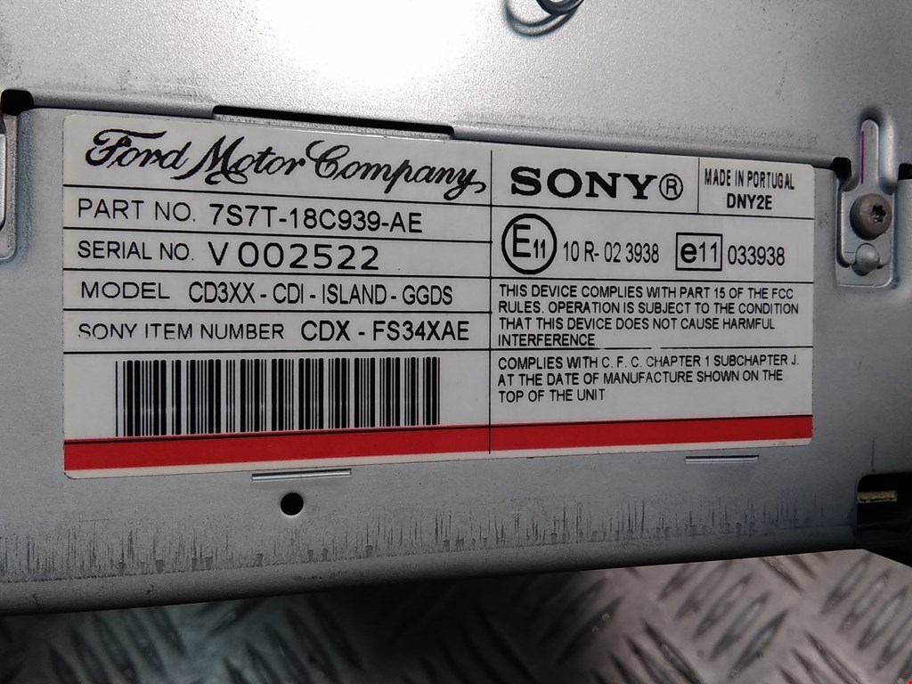 Магнитола FORD Mondeo IV 2007-2015