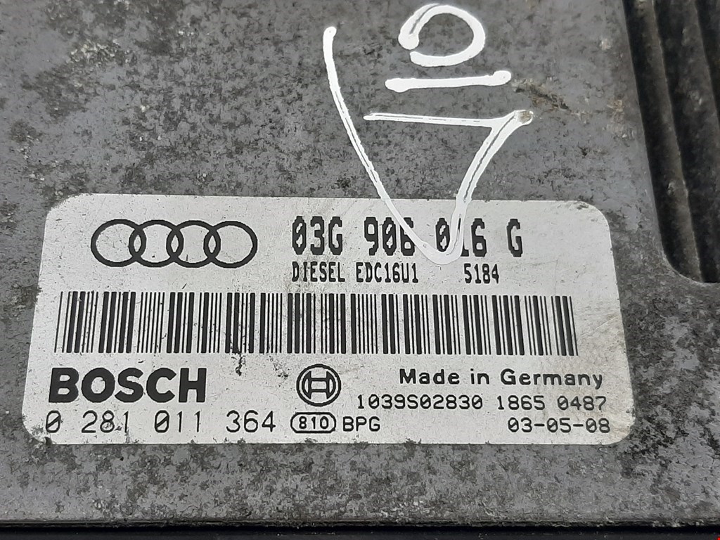 Блок управления двигателя (ЭБУ) AUDI A3 8P 2003-2013