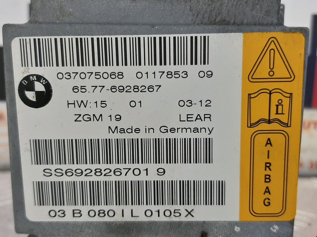 Блок управления AIR BAG BMW 7er 7 серия E65/E66 2001-2008