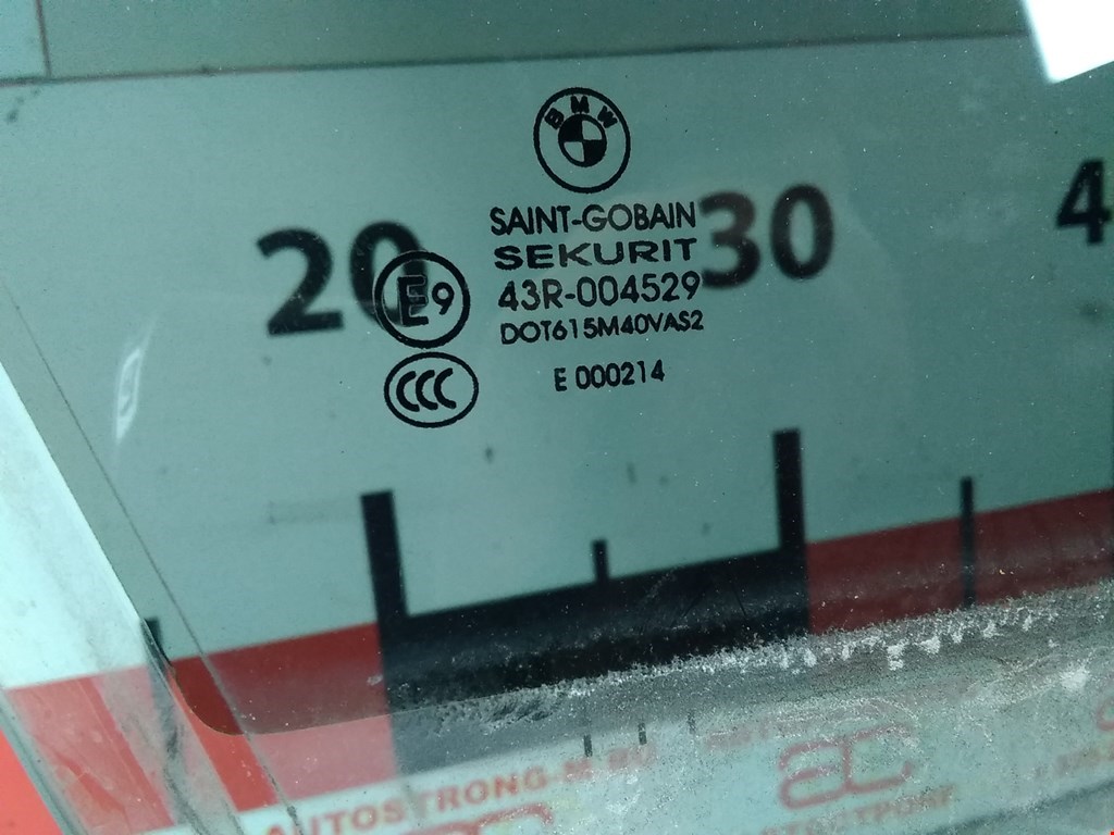 Стекло двери переднее правое BMW X3 F25 2010-2017