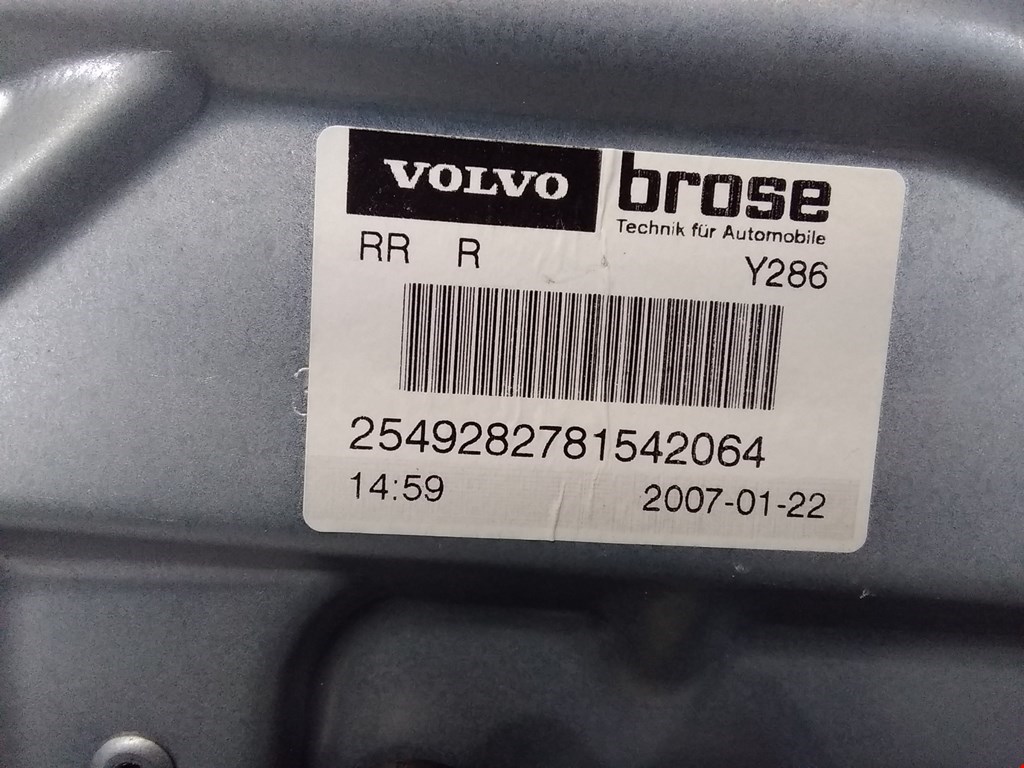 Стеклоподъемник задний правый VOLVO S80 II 2006-2016