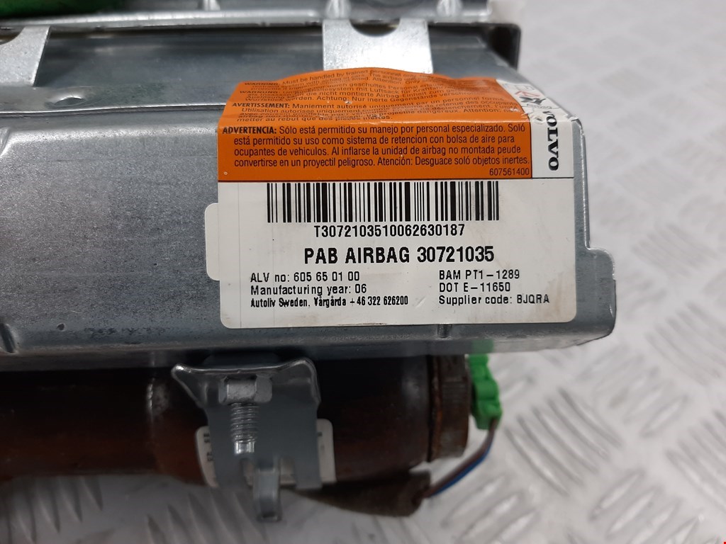 Подушка безопасности пассажирская (в торпедо) VOLVO S80 II 2006-2016